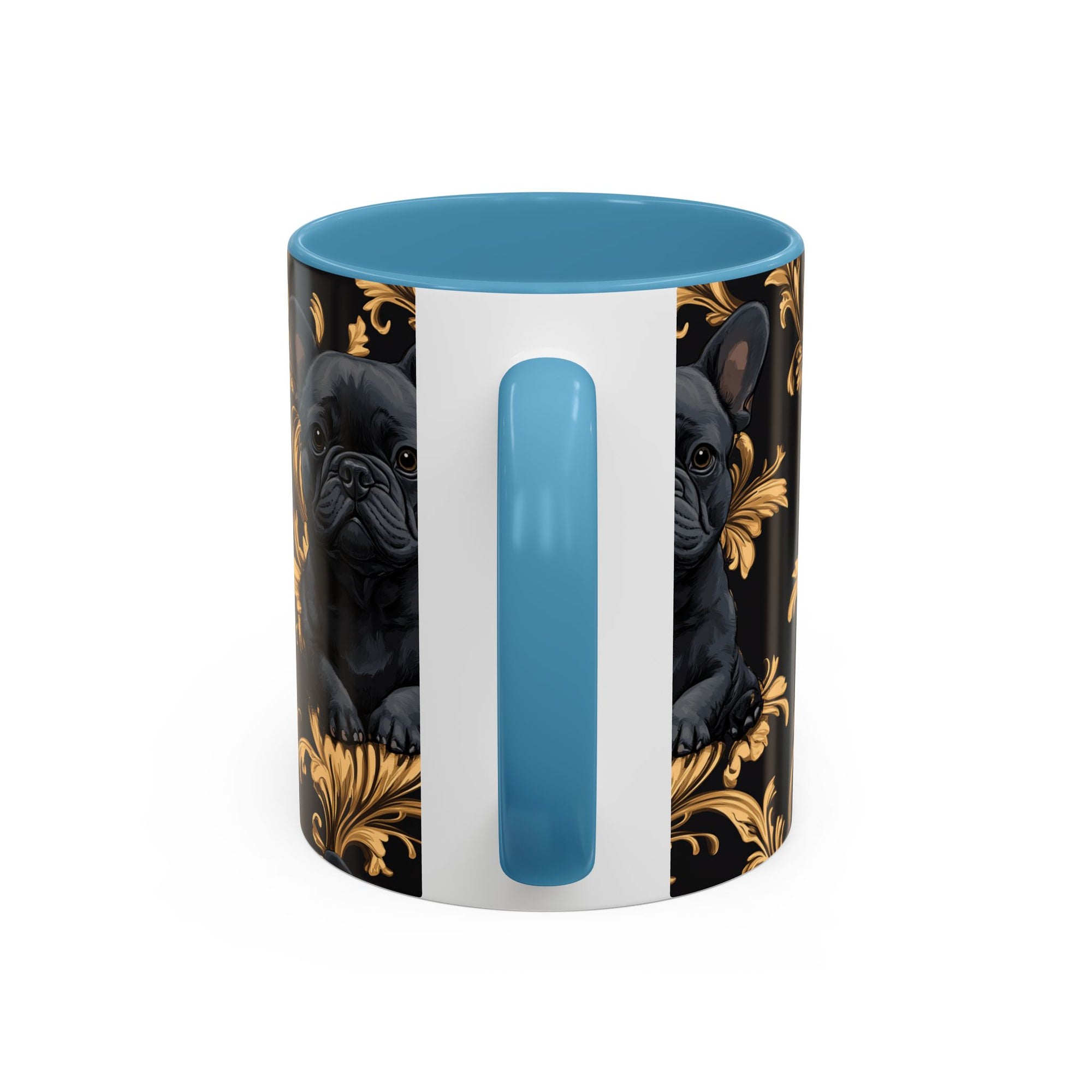 Regal Frenchie Noir Elegance Accent Coffee Mug