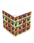 Whimsical Warhol Labrador Note Cube