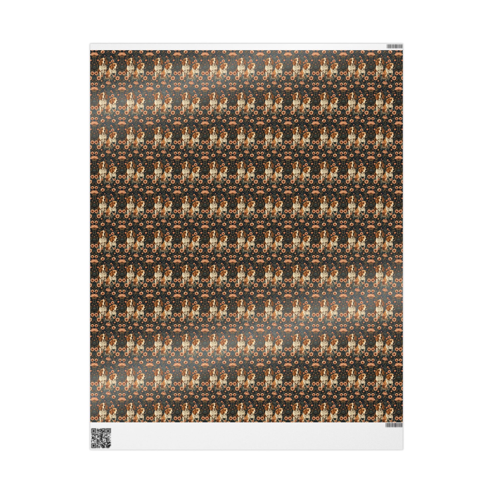 Beagle Blossom Bonanza Wrapping Paper