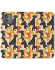 Modern Charm Labrador Chic Flip Cases