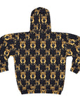 Majestic Hound Couture: German Shepherd LuxeBlend Unisex Zip Hoodie