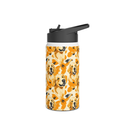 Golden Glitz 'n Glamour Woofwear Stainless Steel Water Bottle