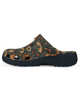 Dazzling Dachsund Blossoms & Foliage Kid's Foam Clogs