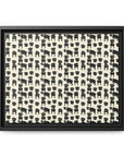 Puggie Pout Perfection Matte Canvas, Framed