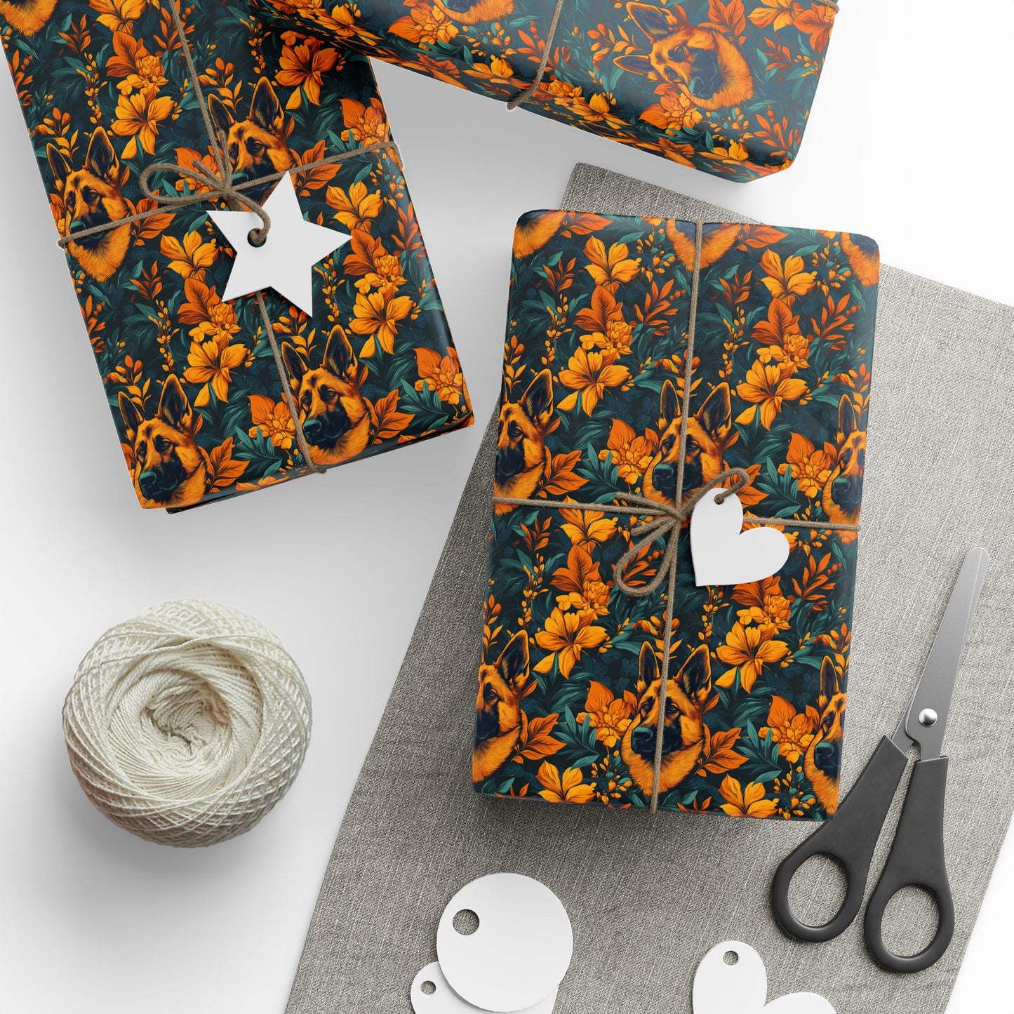 Safari Shepherd Strut Wrapping Paper