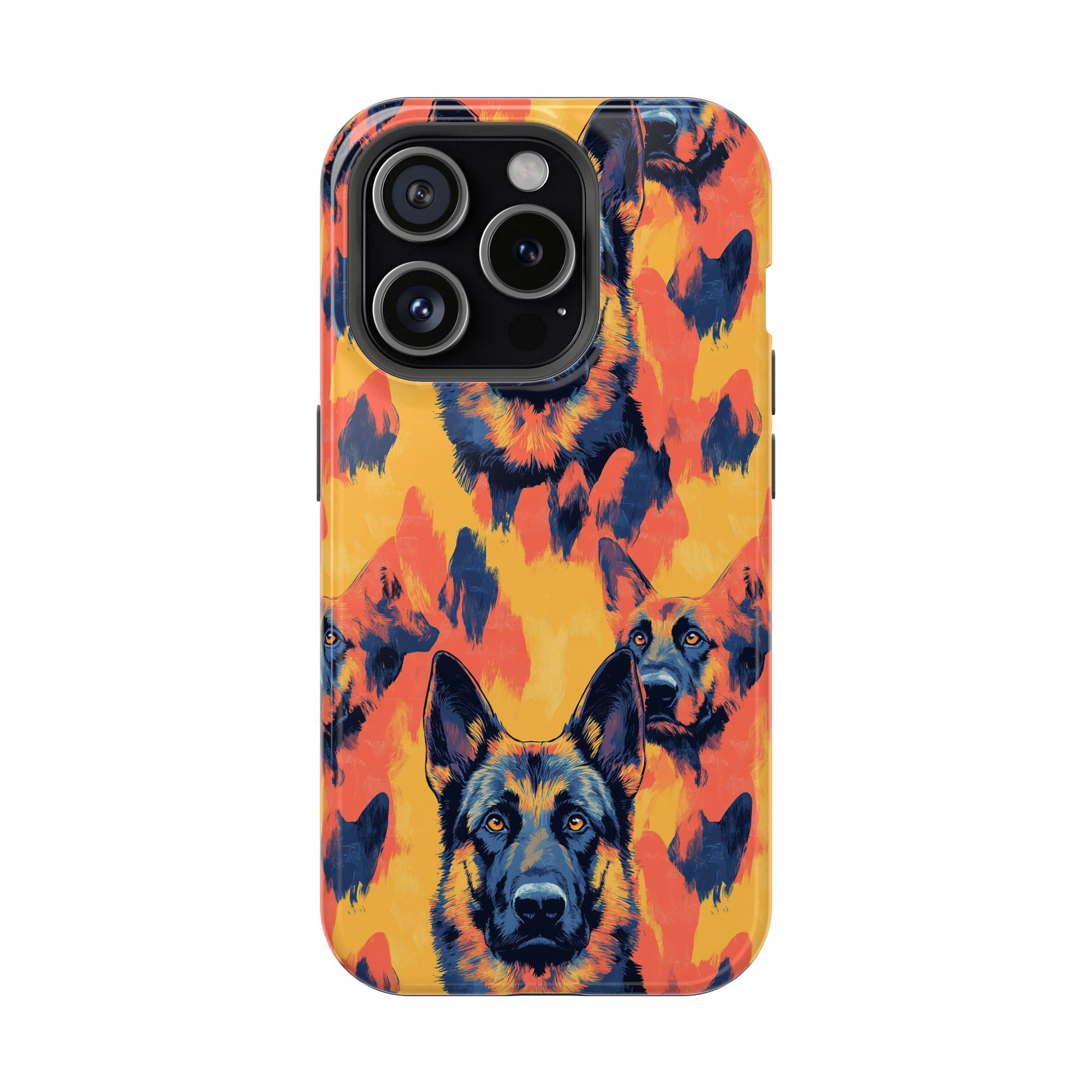 Impressionistic German Shepherds Magnetic Tough Cases