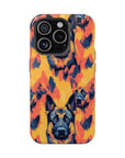 Impressionistic German Shepherds Magnetic Tough Cases