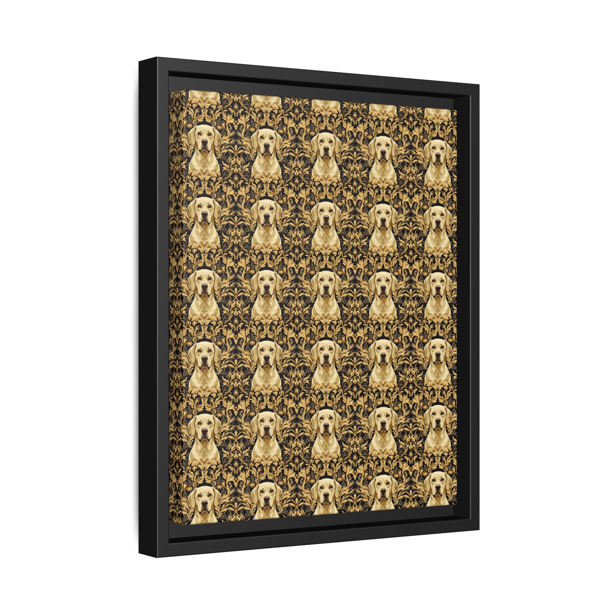 Royal Pawsitivity Labs Matte Canvas, Framed