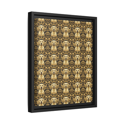 Royal Pawsitivity Labs Matte Canvas, Framed