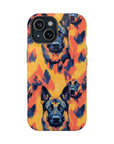 Impressionistic German Shepherds Magnetic Tough Cases