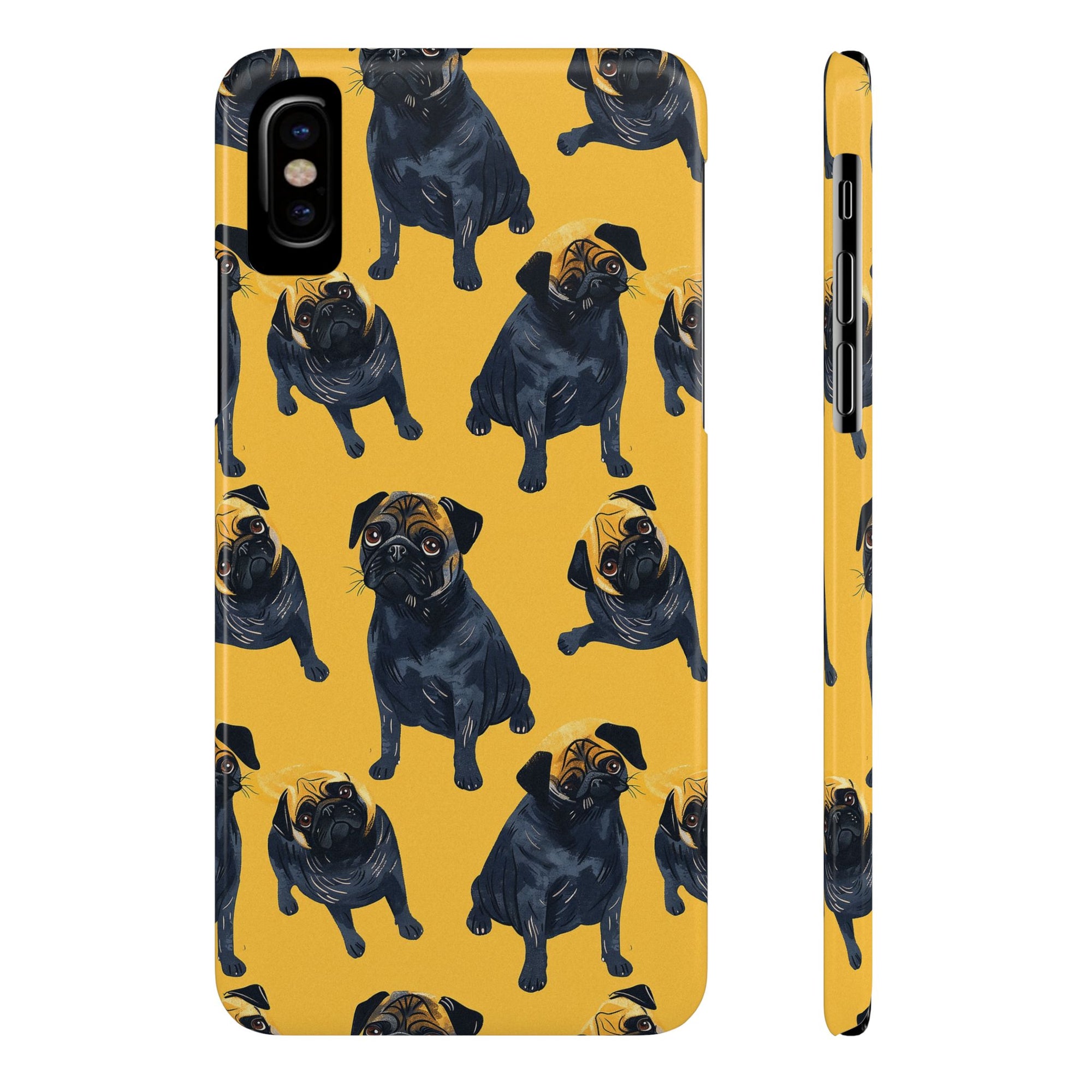 Puglet Posh Paradise Slim Phone Cases