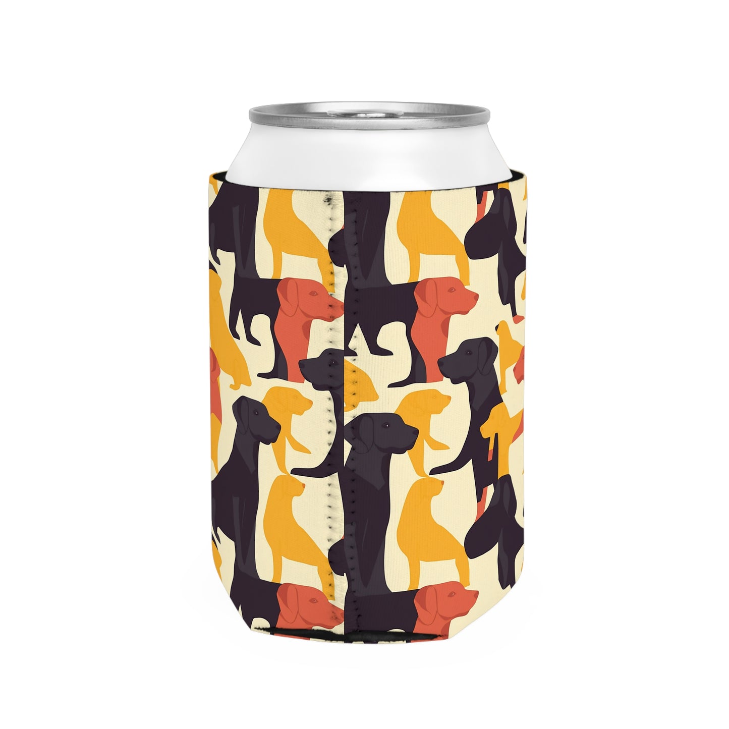 Modern Charm Labrador Chic Can Cooler Sleeve