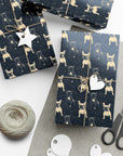 Frenchie Celestial Soar Gift Wrap Papers