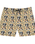 Majestic Great Dane Meadow Men's Mid-Length Swim Shorts