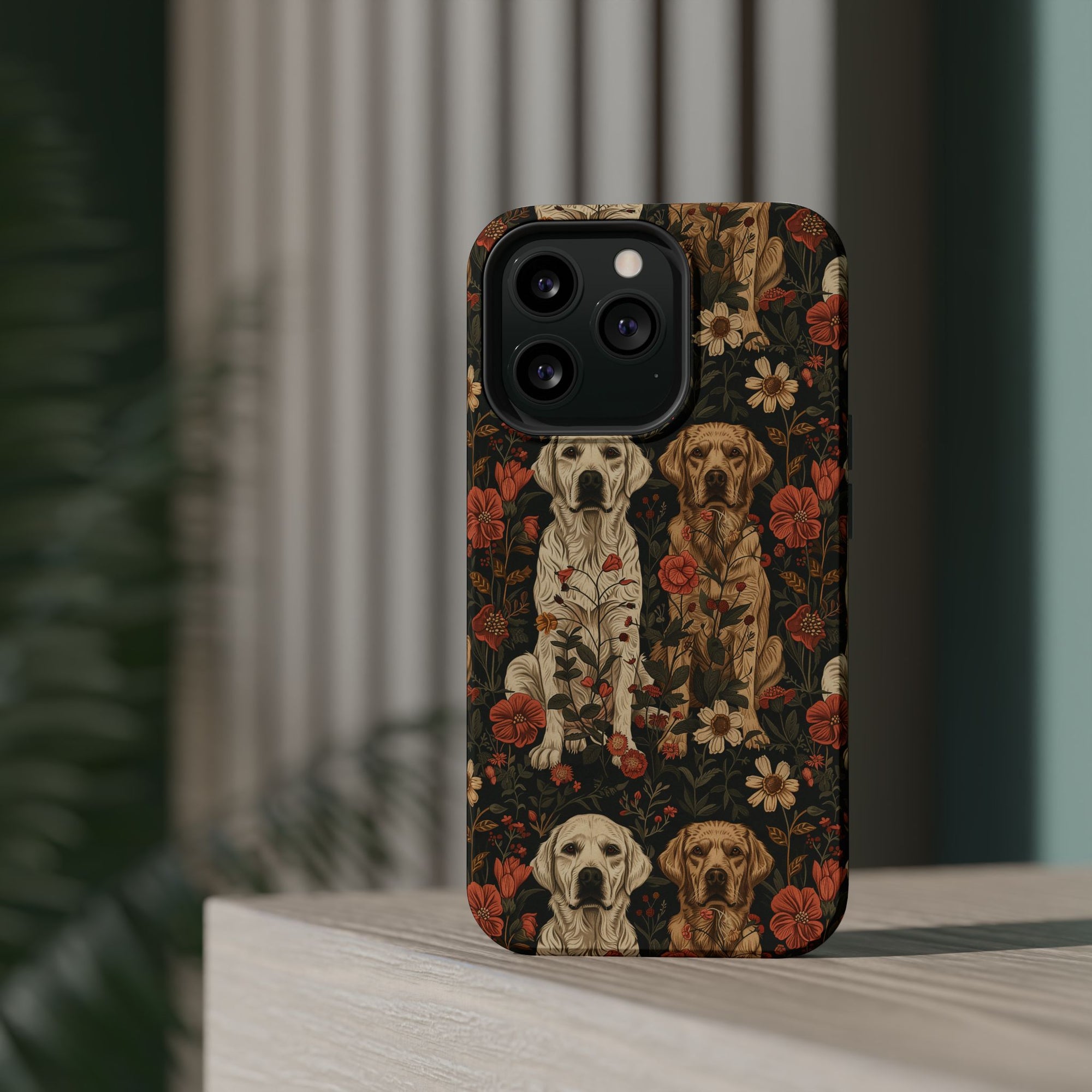 Blossoming Labradors Bouquet Magnetic Tough Cases