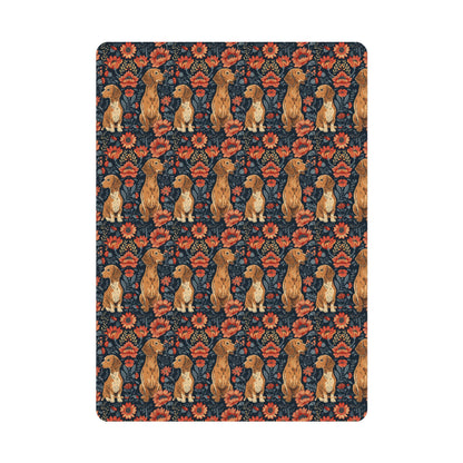 Floral Pawsome Dachsund Delight Postcards