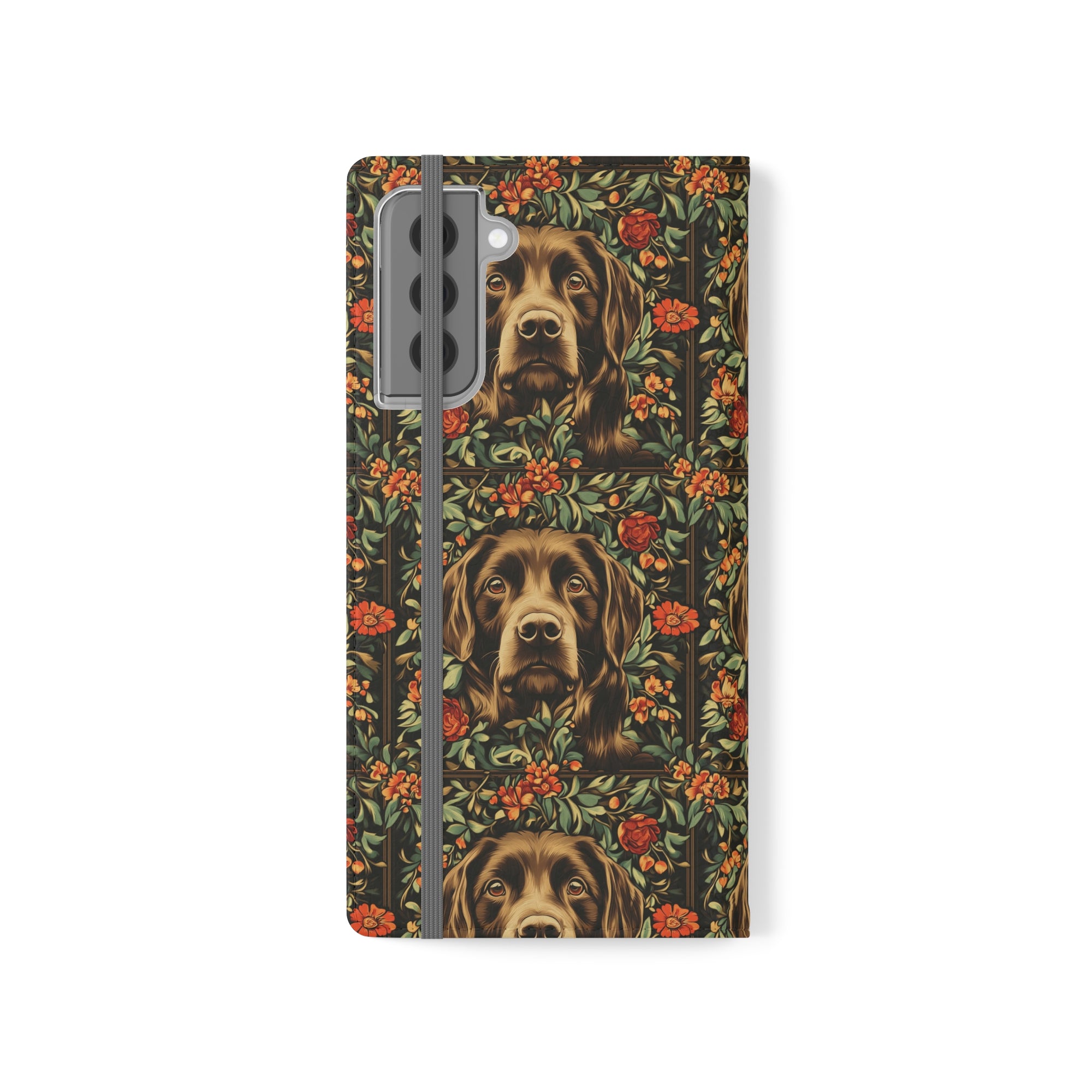 Labrador Lush Pooch Tapestry Flip Cases