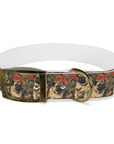 Blooming Pug Paradise Dog Collar