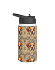 Bowtie Boxer Bliss Stainless Steel Water Bottle