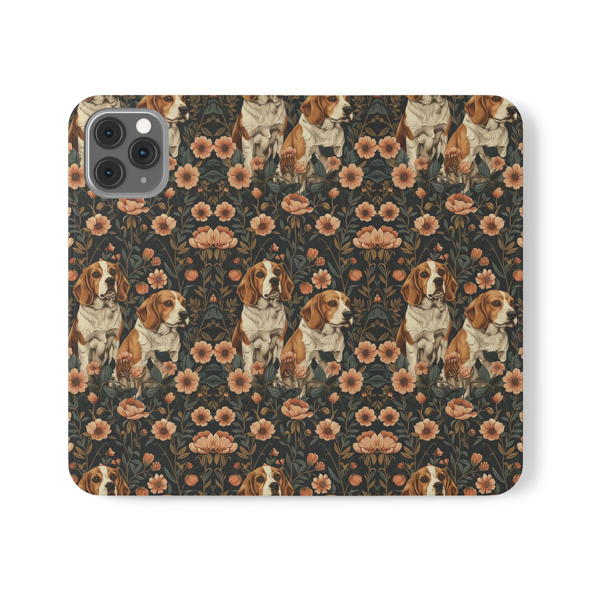 Beagle Blossom Bonanza Flip Cases