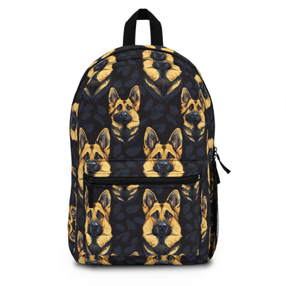 Majestic Hound Couture: German Shepherd LuxeBlend Backpack