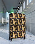 Golden Paws Floral Frenchie Suitcase