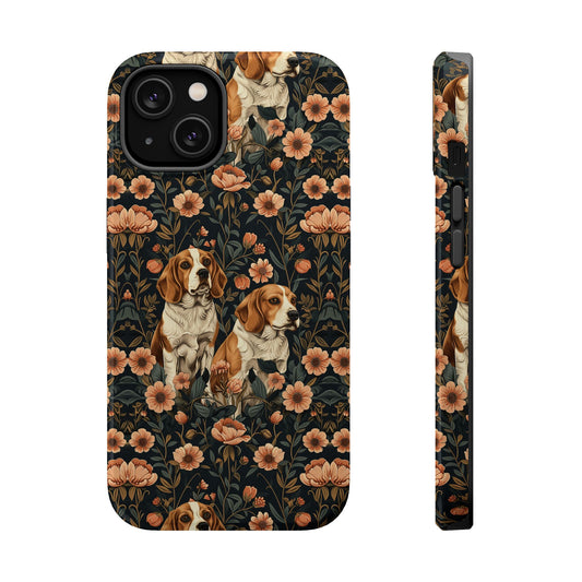 Beagle Blossom Bonanza Magnetic Tough Cases