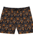 Modern Rottweiler Royalty Men's Mid-Length Swim Shorts