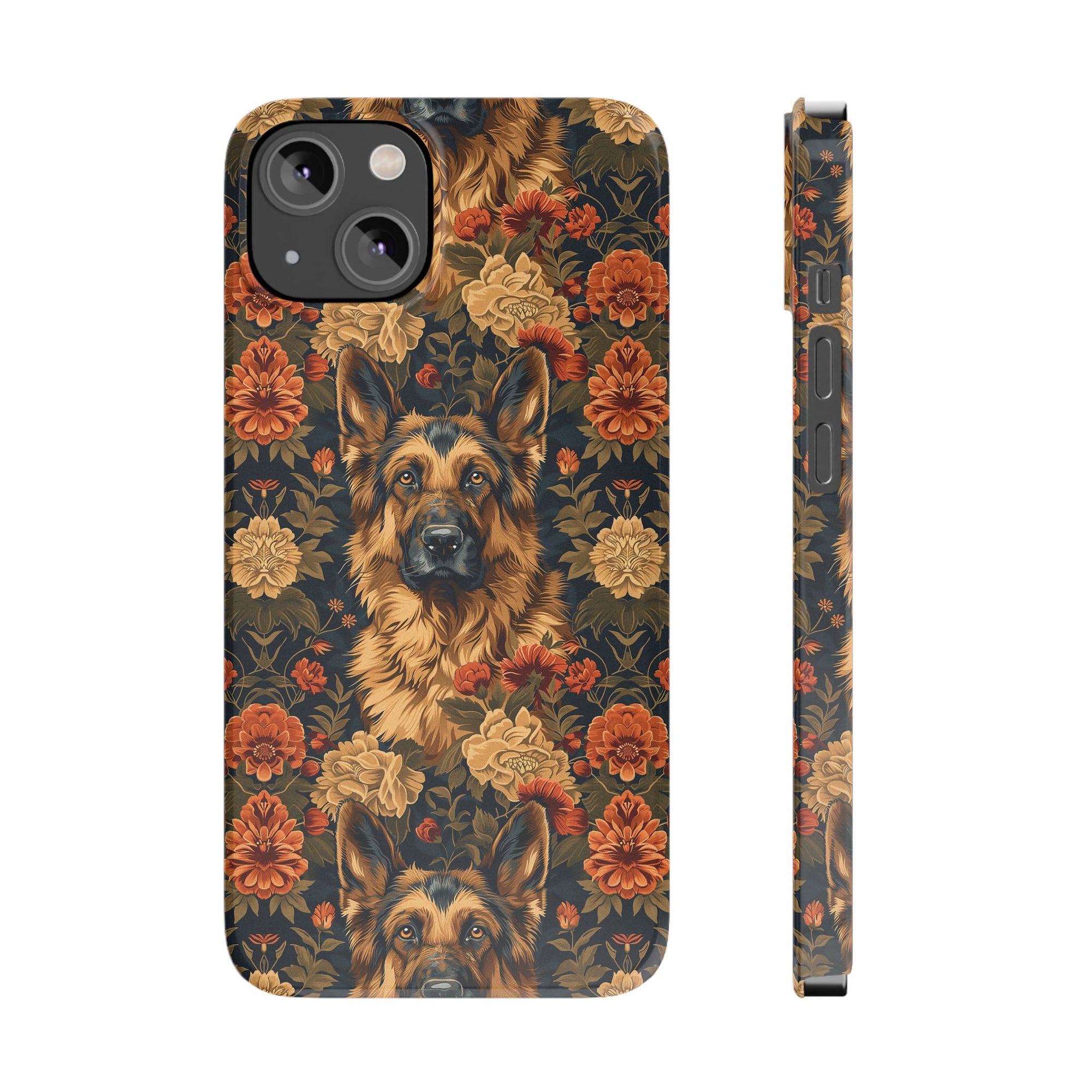 WhimsiWooly Shepherd Spritz Slim Phone Cases