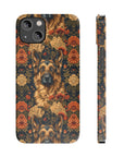 WhimsiWooly Shepherd Spritz Slim Phone Cases