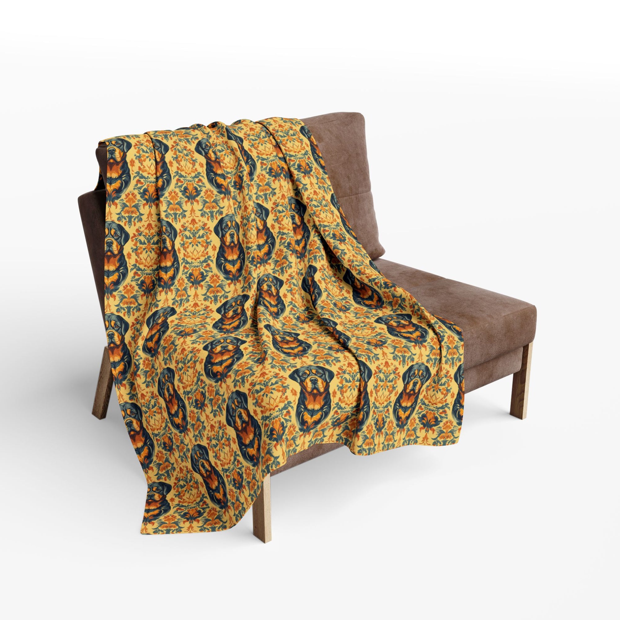 Royal Rottie Regalia Arctic Fleece Blanket