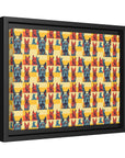 Dane-tastic Marvelous Mutt Mode Matte Canvas, Framed