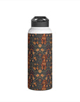 Dapper Dachshund Embroidery Elegance Stainless Steel Water Bottle