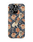 Blooming Bulldog Beauty Slim Phone Cases