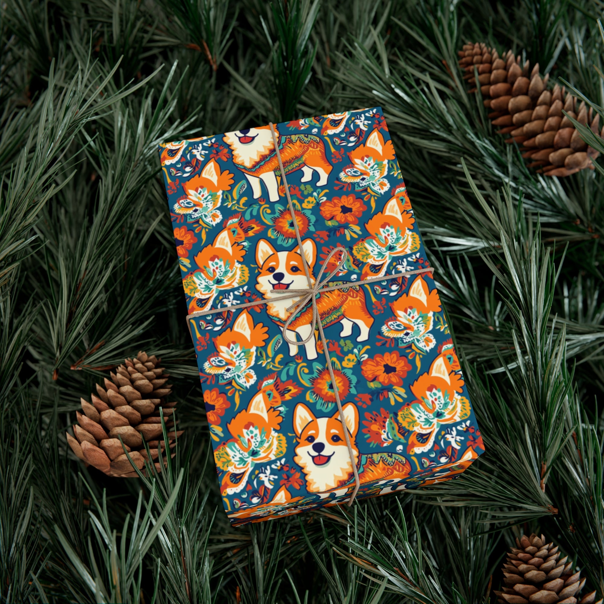 Corgi Carnival Couture Gift Wrap Papers