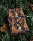 Floral Pawsome Dachsund Delight Gift Wrap Papers