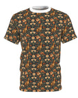 Dazzling Dachsund Blossoms & Foliage Unisex Tee