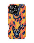 Impressionistic German Shepherds Magnetic Tough Cases