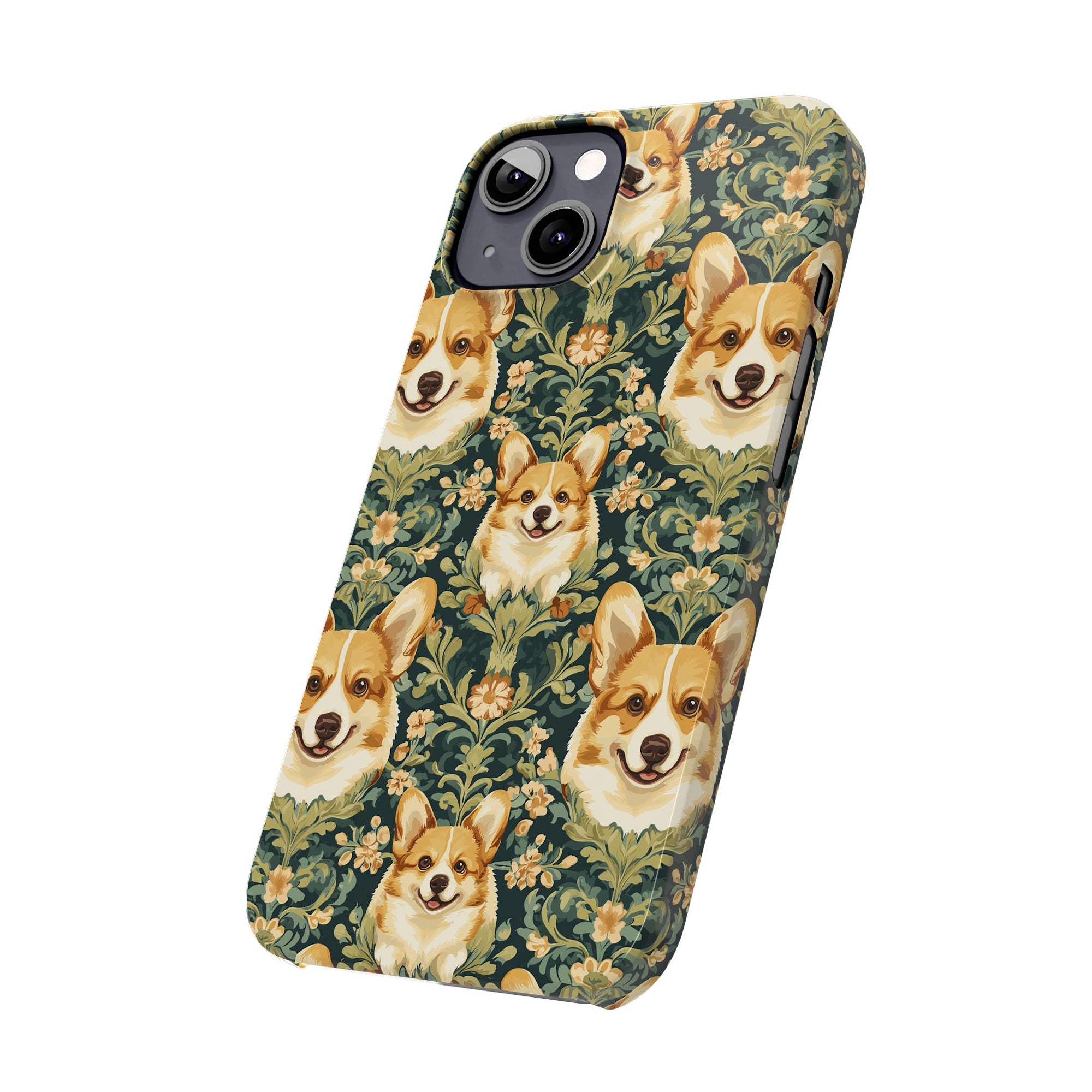 Corgi Charmz Slim Phone Cases