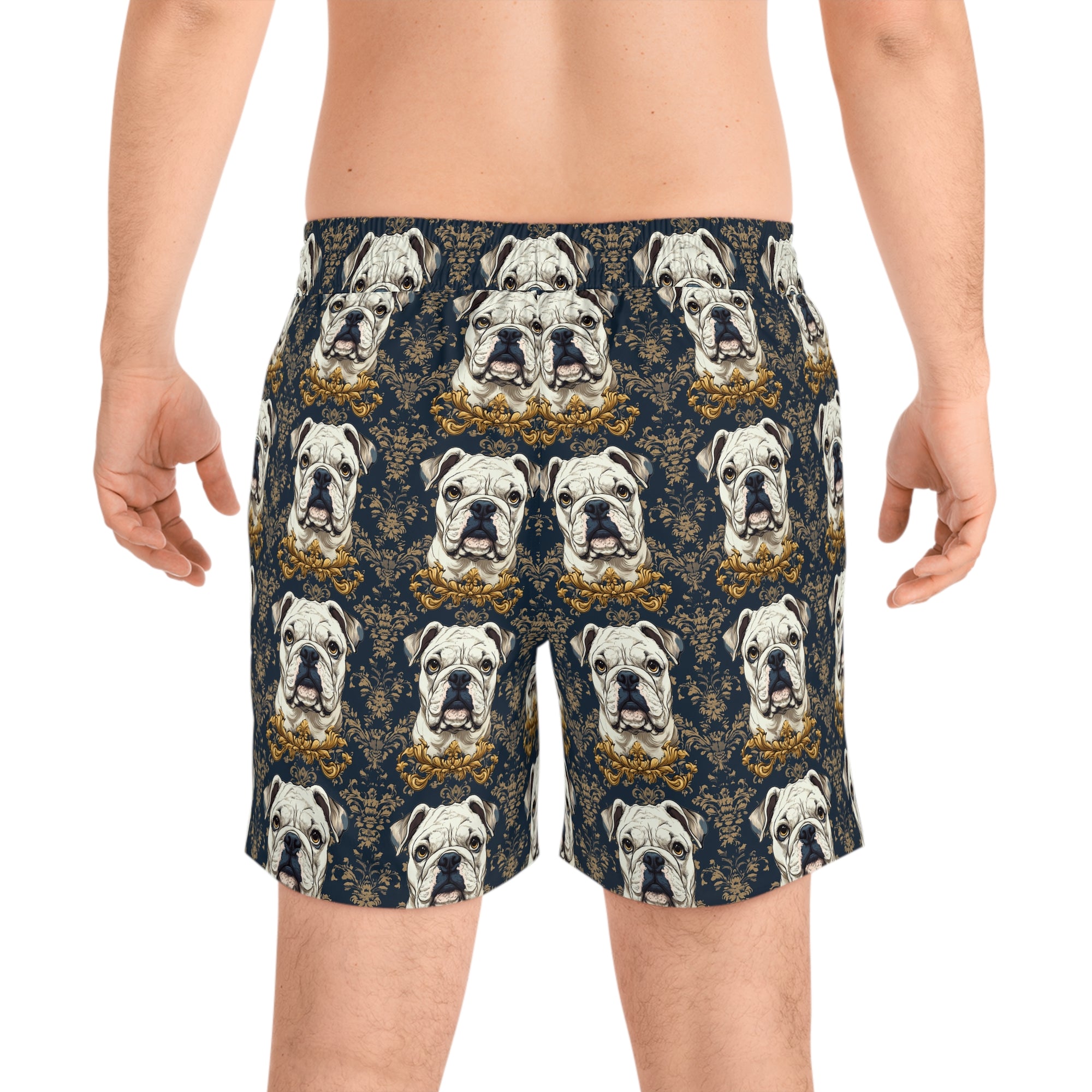 Wildwood Wanderlust Bulldog Men&#39;s Mid-Length Swim Shorts