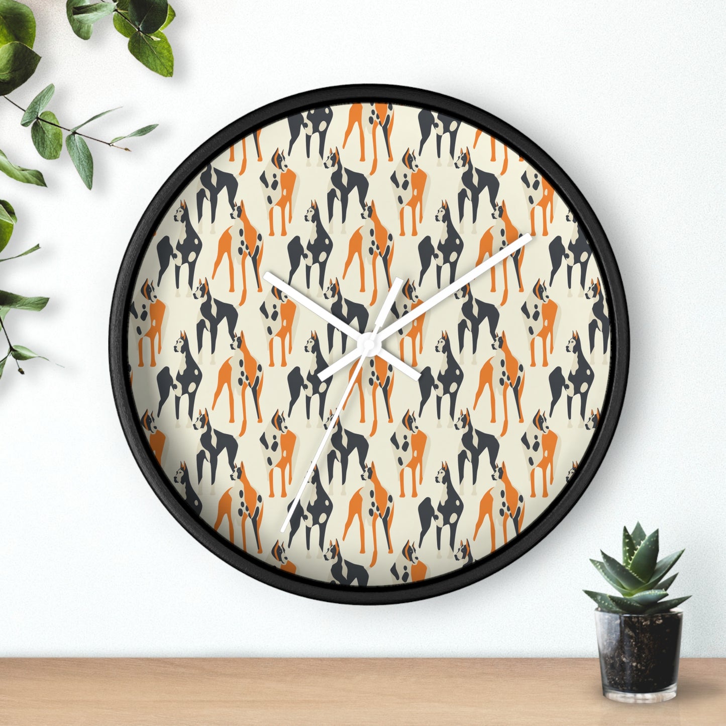 Dashing Dane Divinity Wall Clock