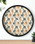 Dashing Dane Divinity Wall Clock