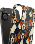 Beagle Glimmer Gaze Glamour Slim Phone Cases