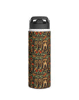 Labrador Lush Pooch Tapestry Stainless Steel Water Bottle