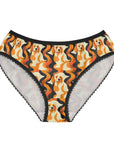 Golden Woof Abstract Glamour Women's Briefs