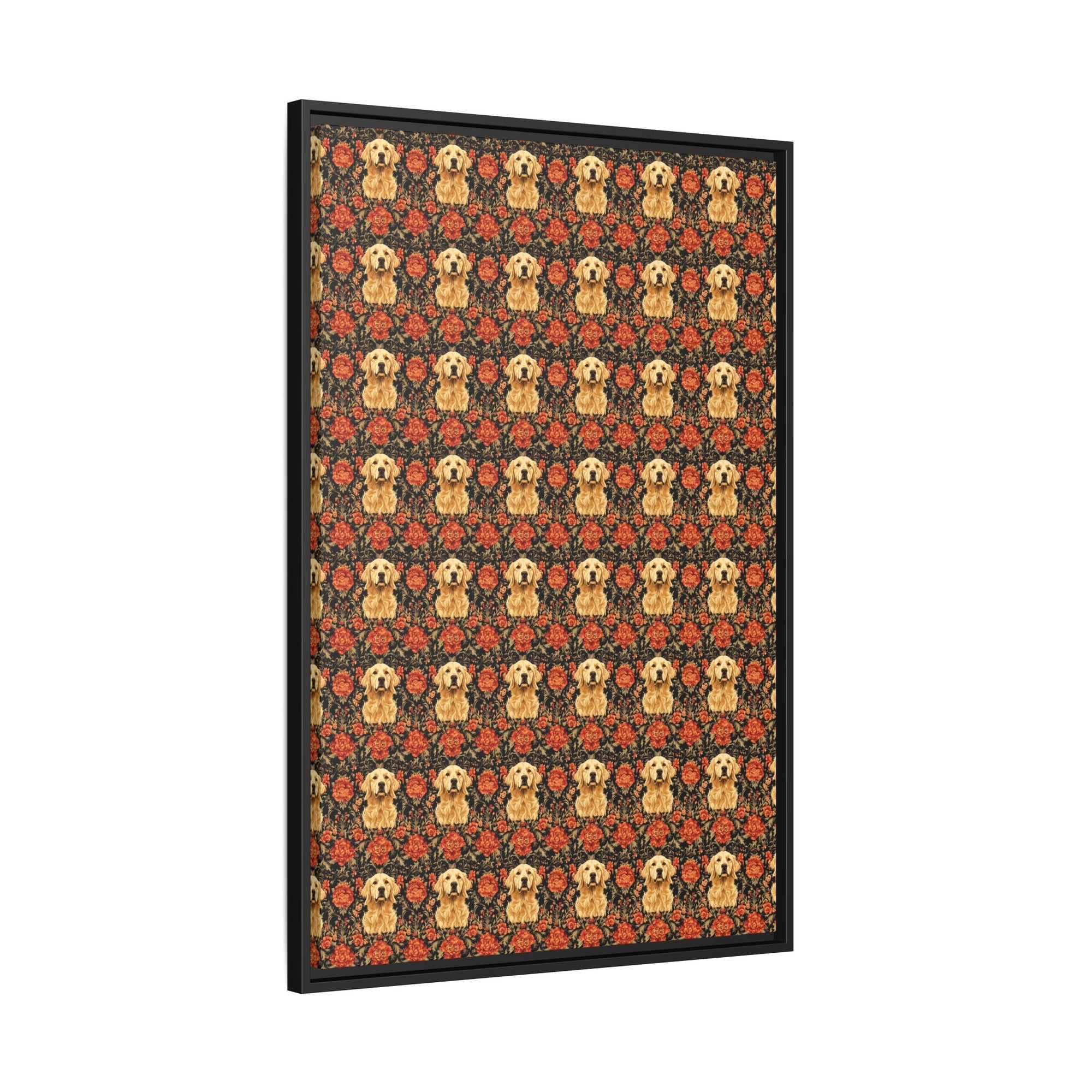 Golden Pawsatronic Tapestry Matte Canvas, Framed