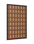 Golden Pawsatronic Tapestry Matte Canvas, Framed