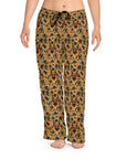 Autumnal German Shepherd Glamour Women's Pajama Pants