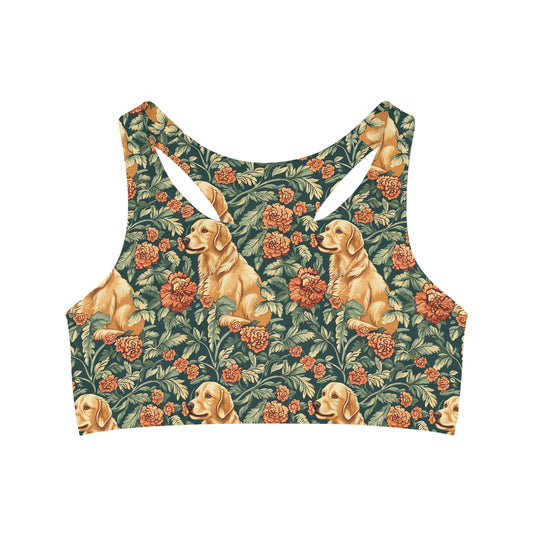 Blooming Goldie Glam Seamless Sports Bra