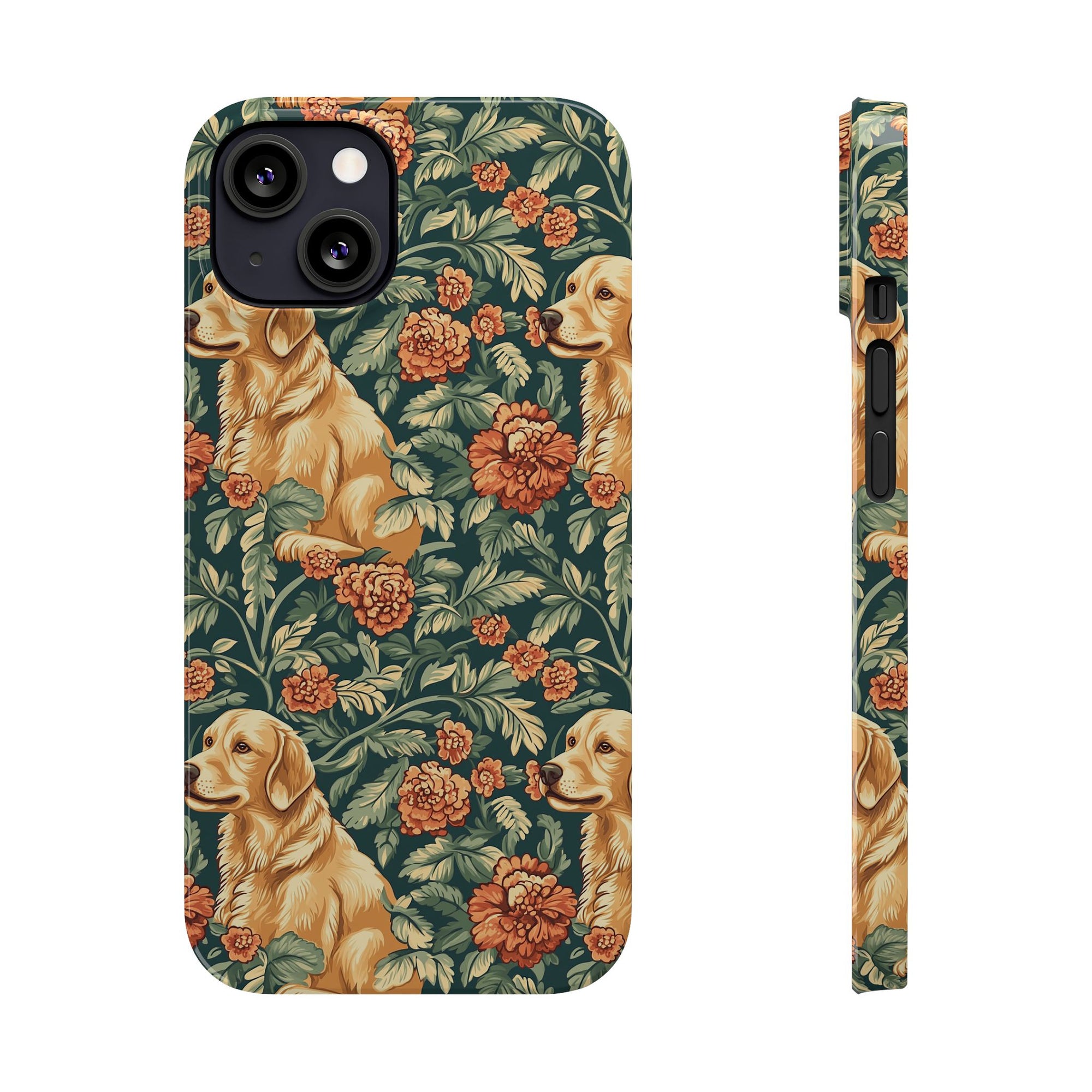 Blooming Goldie Glam Slim Phone Cases